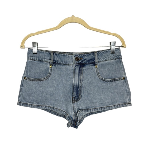 Amanda Uprichard Caresse Denim Shorts Size S Destiny Wash - Picture 4 of 9